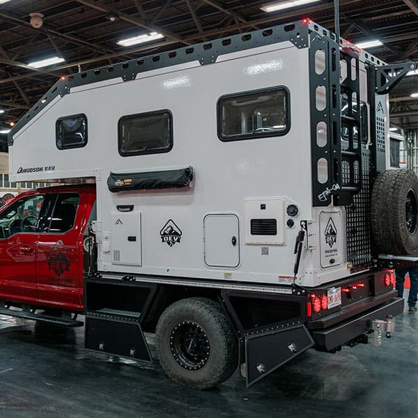 Hudson Bay 8’ Hard Side flatbed truck camper