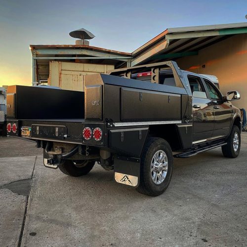 2021 ALUMA TRAY with Four Wheel  Camper upper boxes
